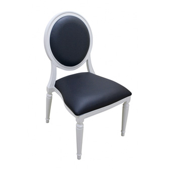 Pop” Louis Chair- Black - MTB Event Rentals